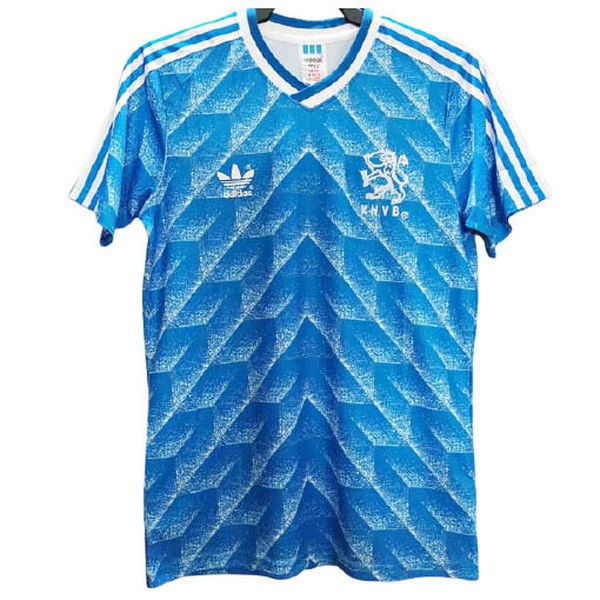 Tailandia Camiseta Países Bajos 2ª Kit Retro 1988 Azul